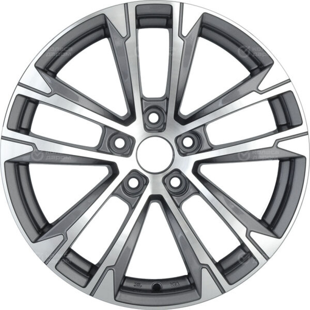 Колесный диск Replay VV137 7.5xR17 5x112 ET47 DIA57.1 насыщенный темно-серый полностью полированный