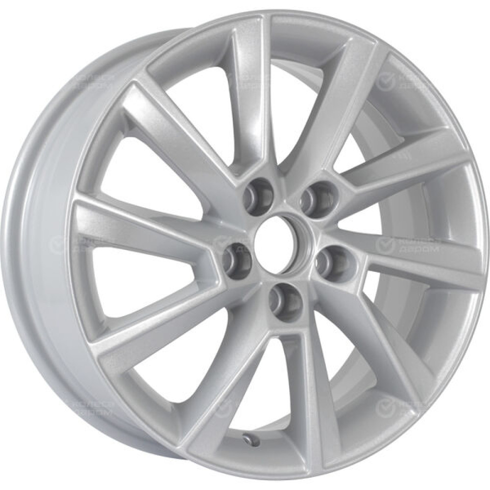 Колесный диск KHOMEN KHW1507 (15_Rapid/Fabia) 6xR15 5x100 ET38 DIA57.1 серебристый