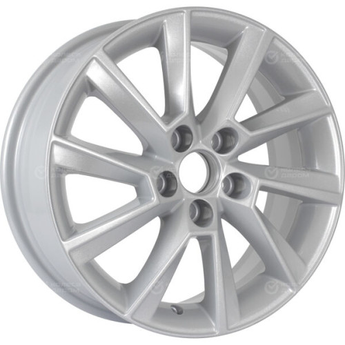 Колесный диск KHOMEN KHW1507 (15_Rapid/Fabia) 6xR15 5x100 ET38 DIA57.1 серебристый