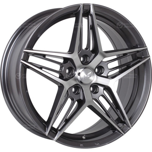 Колесный диск LS LS 1262 7.5xR17 5x112 ET40 DIA57.1 насыщенный темно-серый полностью полированный