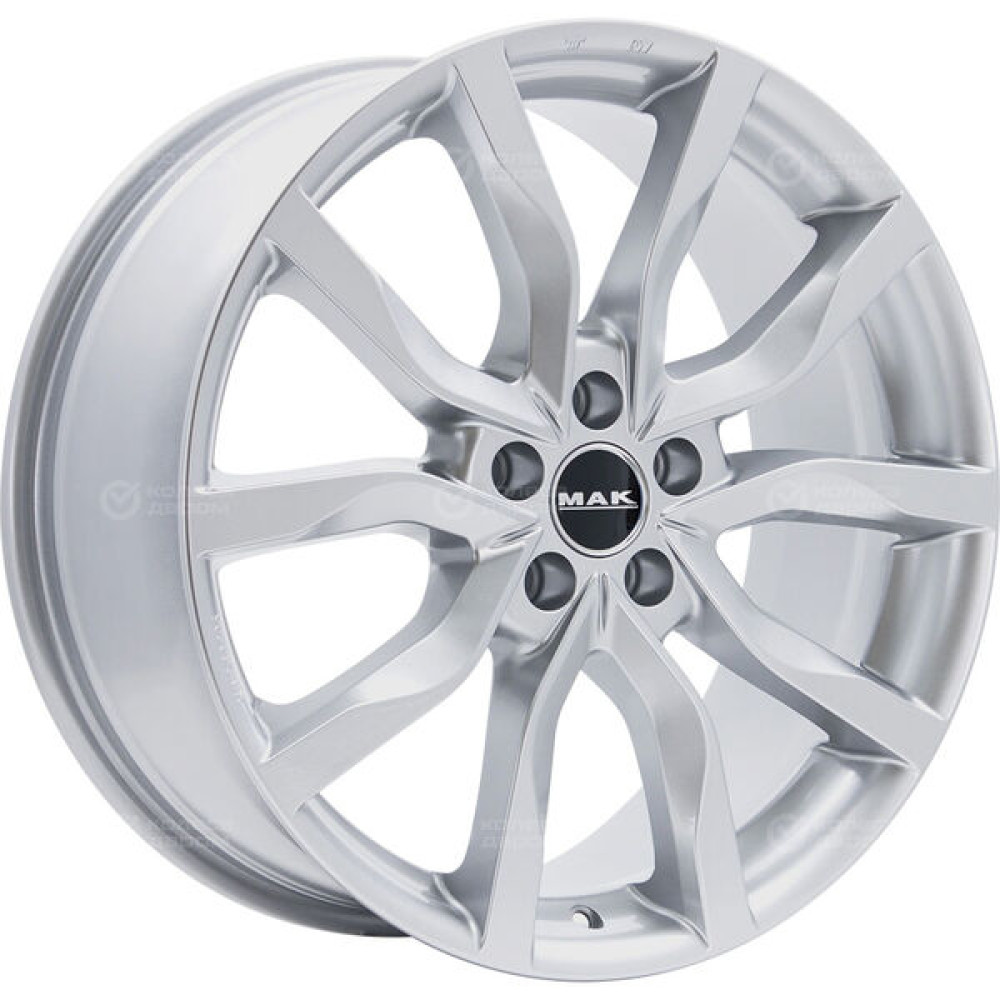 Колесный диск MAK KOLN 8xR19 5x112 ET28 DIA66.5 серебристый
