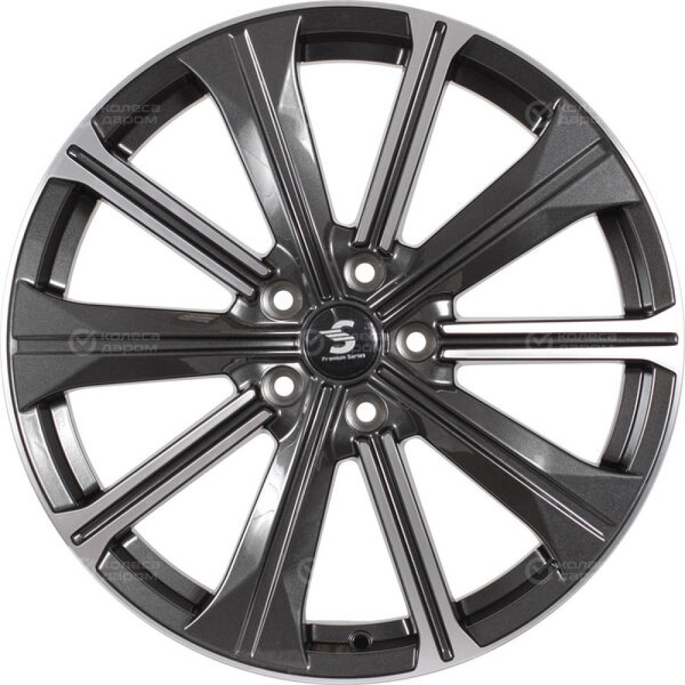 Колесный диск СКАД Premium Series КР013 (19_EXEED TXL) 7xR19 5x108 ET36 DIA65.1 (уценка) серый глянцевый с полированной лицевой частью