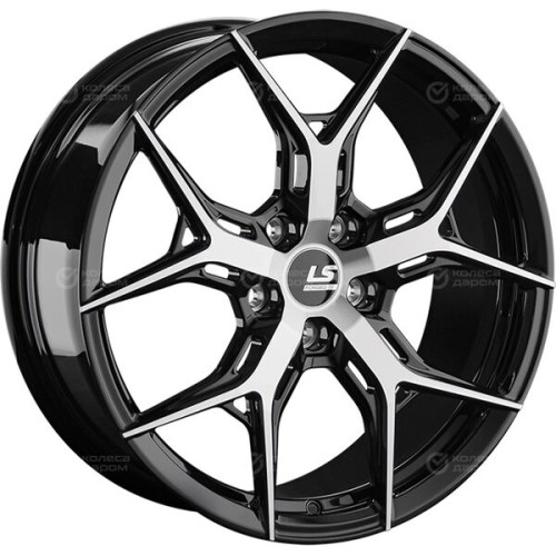 Колесный диск LS Forged LS FG14 9xR20 5x112 ET55 DIA66.6 черный полностью полированный