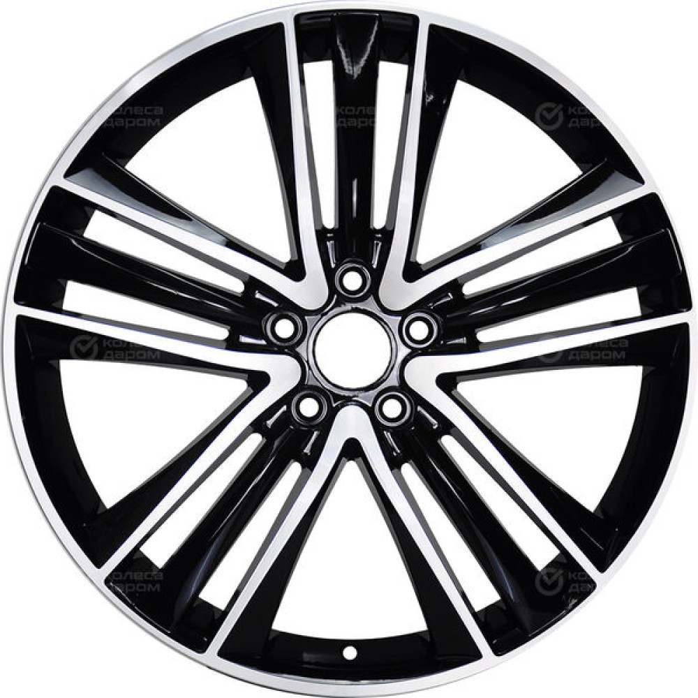 Колесный диск Replay FD77 8xR20 5x114.3 ET44 DIA63.3 черный полностью полированный