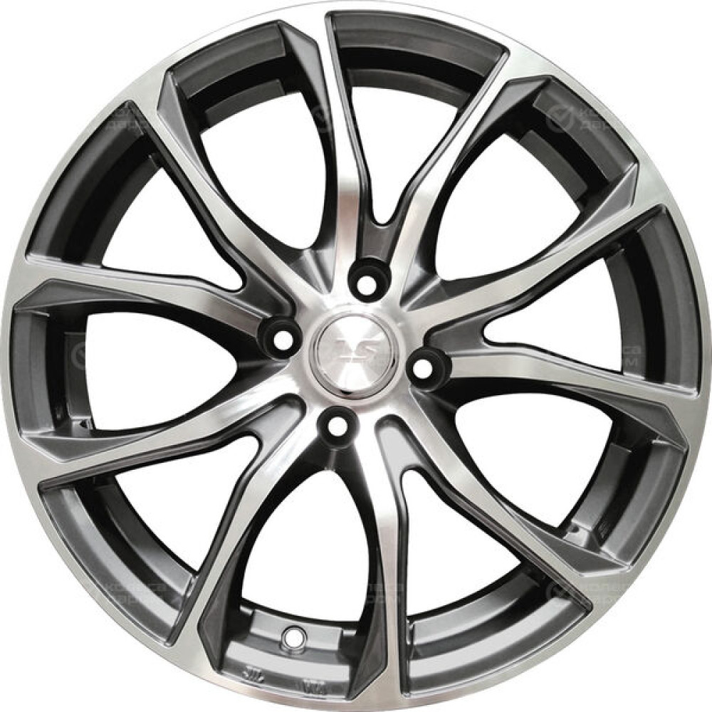 Колесный диск LS LS 764 7xR16 4x100 ET40 DIA60.1 насыщенный темно-серый полностью полированный