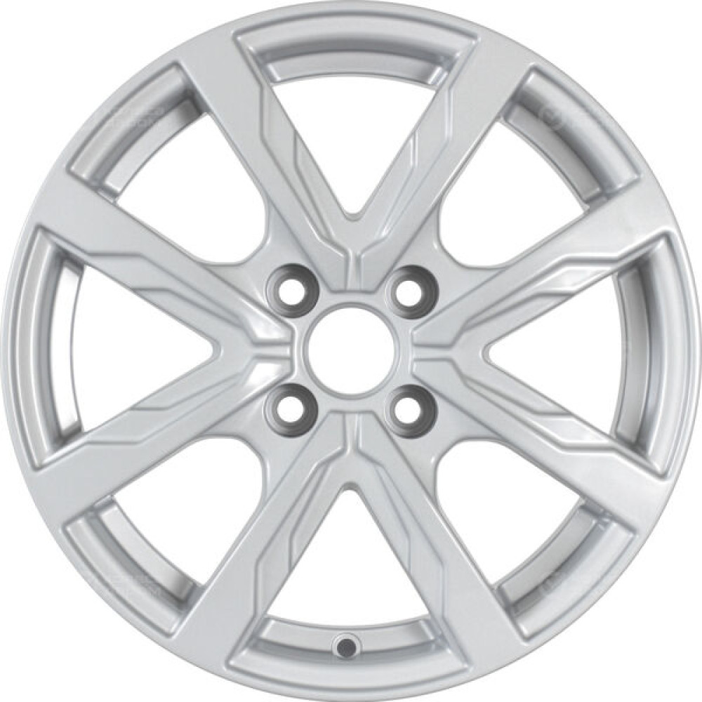 Колесный диск WUP Up122 6xR15 4x100 ET47 DIA60.1 глянцевый серебристый