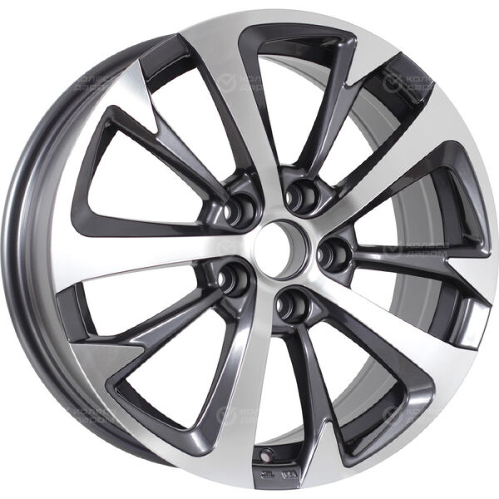 Колесный диск Replay TY260 7xR17 5x114.3 ET35 DIA60.1 насыщенный темно-серый полностью полированный