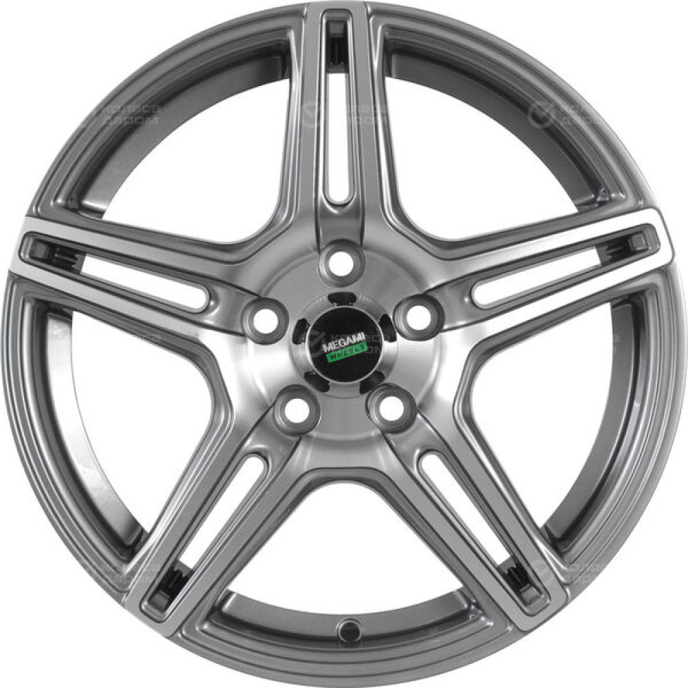 Колесный диск Megami MGM-38 6.5xR15 5x100 ET38 DIA57.1 насыщенный темно-серый полностью полированный
