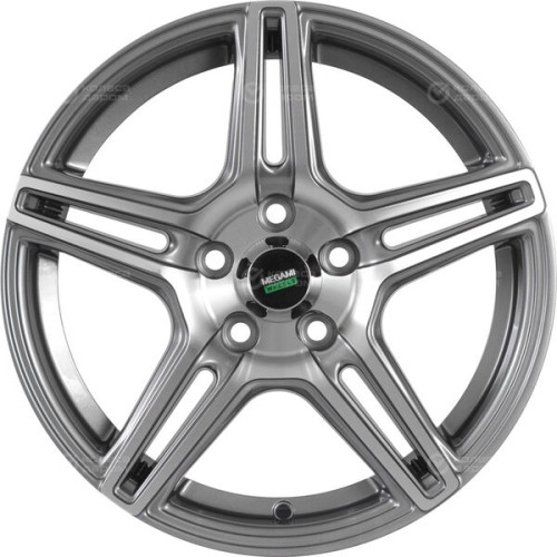 Колесный диск Megami MGM-38 6.5xR15 5x100 ET38 DIA57.1 насыщенный темно-серый полностью полированный