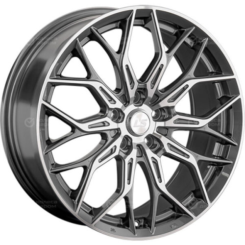 Колесный диск LS LS 1355 6.5xR15 4x114.3 ET40 DIA73.1 насыщенный темно-серый полностью полированный
