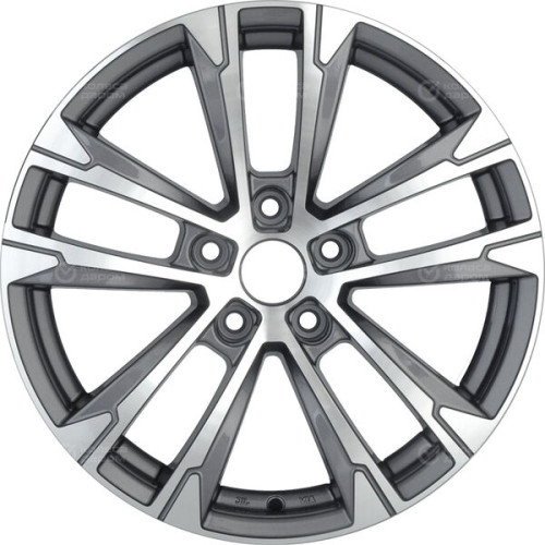 Колесный диск Replay SK62 7xR17 5x112 ET40 DIA57.1 насыщенный темно-серый полностью полированный