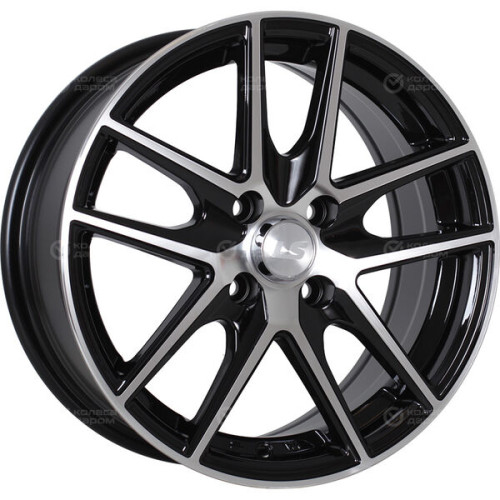 Колесный диск LS LS 771 7xR16 5x100 ET38 DIA73.1 черный полностью полированный