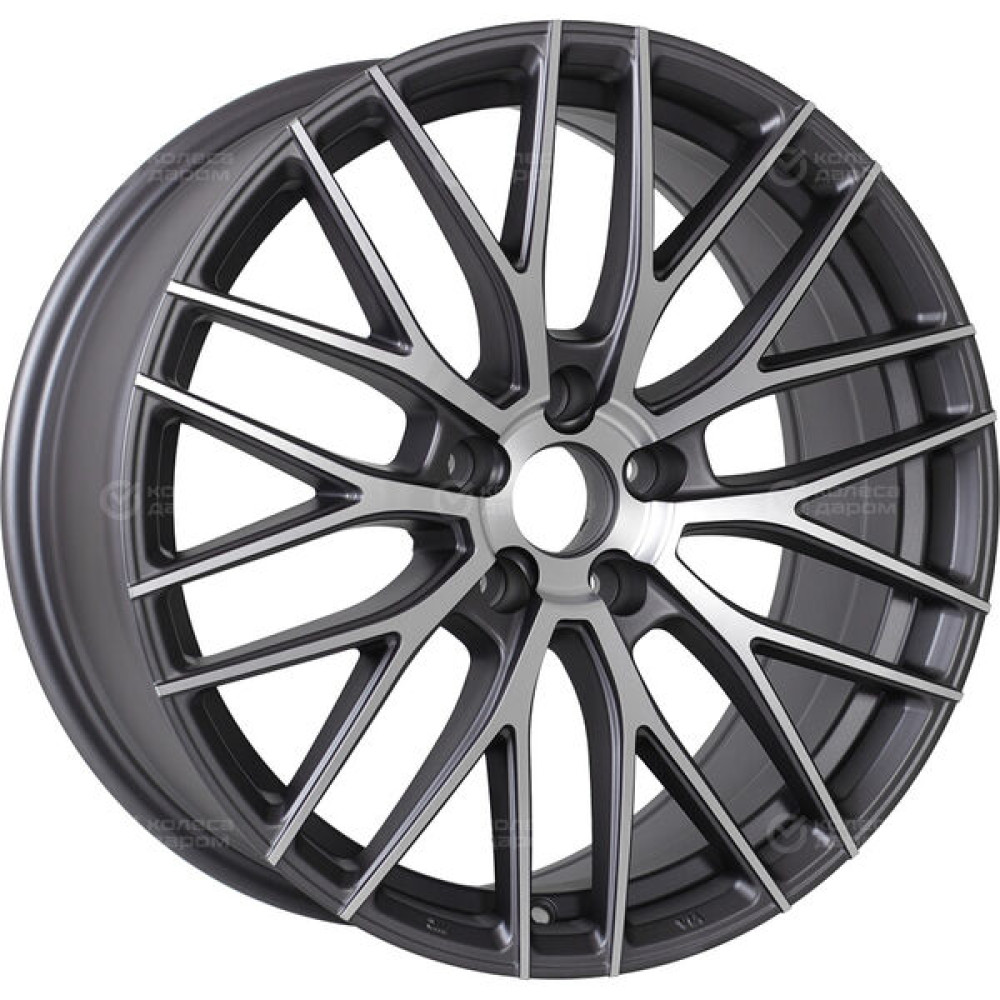 Колесный диск Replay A122 8xR18 5x112 ET39 DIA66.6 темно-серый матовый ,частично полированный