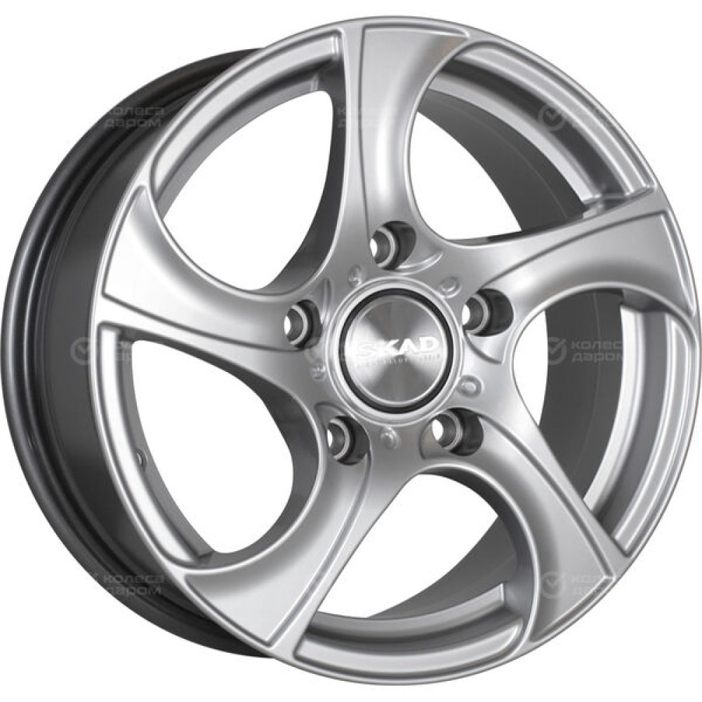 Колесный диск СКАД Вихрь 7xR16 5x139.7 ET40 DIA98.5 серебристый