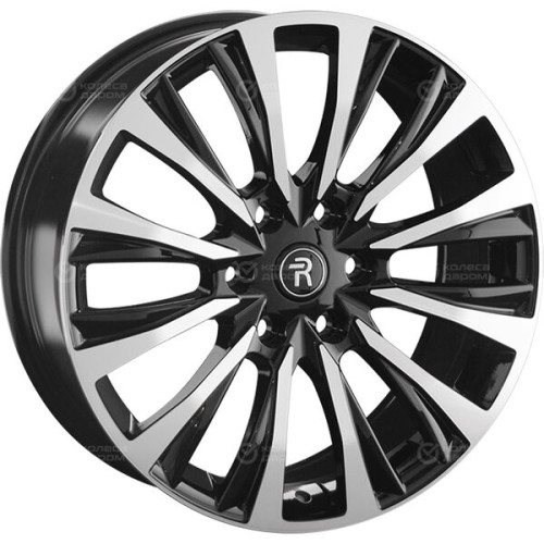 Колесный диск Replay TY399 7.5xR19 6x139.7 ET25 DIA106.1 черный глянцевый с полированной лицевой частью