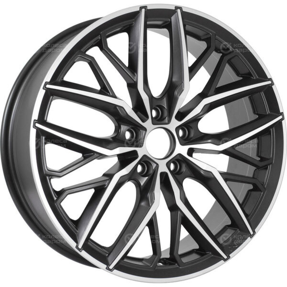 Колесный диск X-trike X139 7.5xR19 5x108 ET36 DIA65.1 черный матовый с полированной лицевой частью