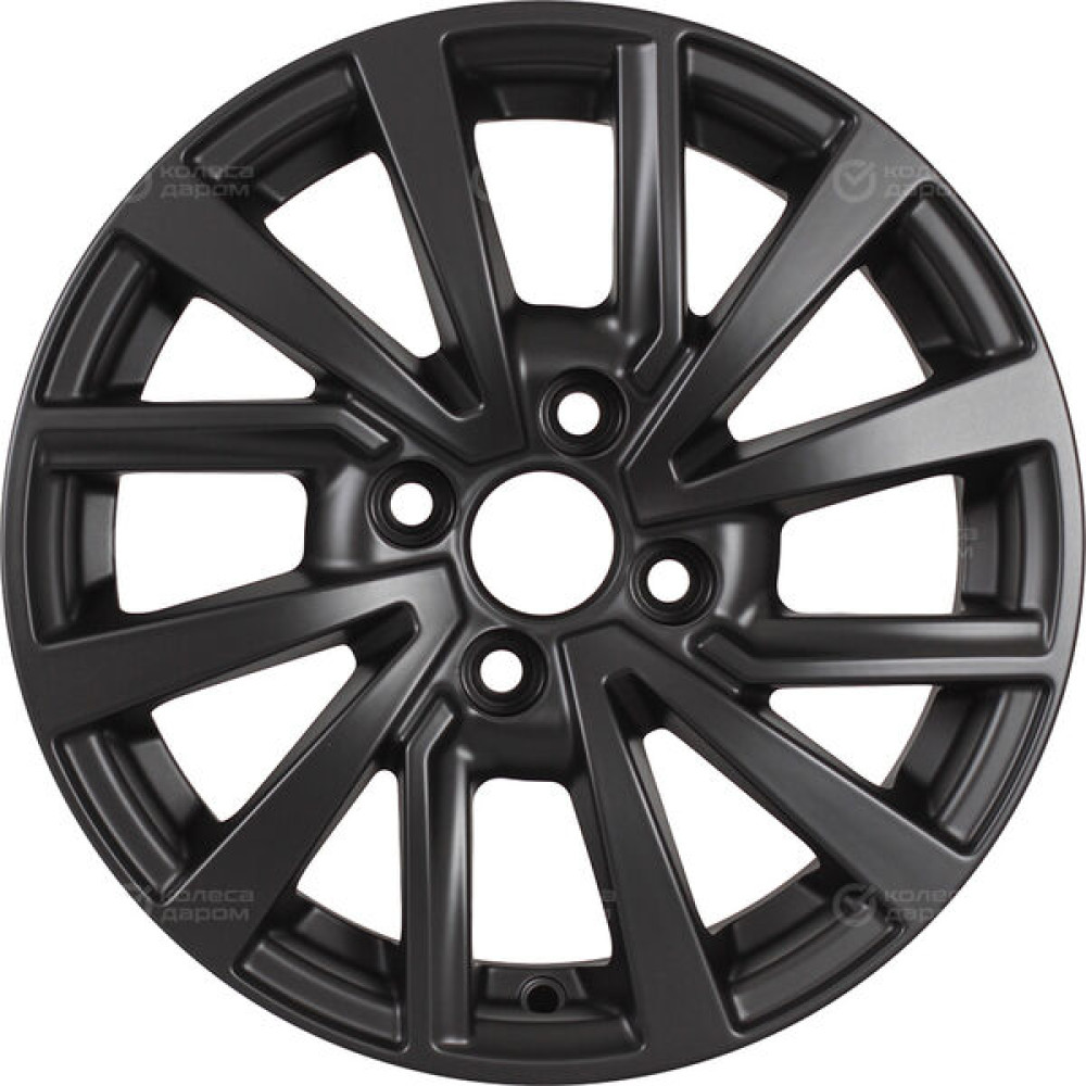 Колесный диск KDW KD1430 5.5xR14 4x100 ET40 DIA60.1 черный матовый