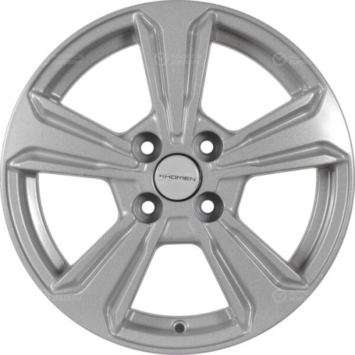 Колесный диск KHOMEN KHW1502 (15_Solaris I) 6xR15 4x100 ET48 DIA54.1 серебристый