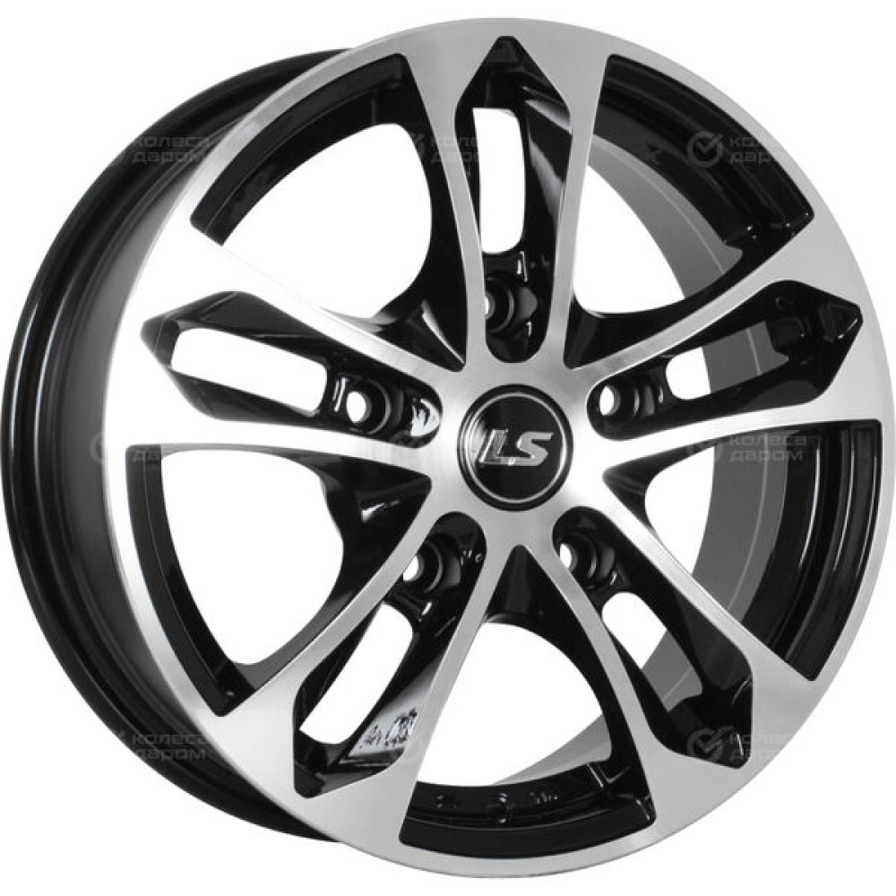 Колесный диск LS LS 197 6.5xR16 5x139.7 ET40 DIA98.5 черный полностью полированный