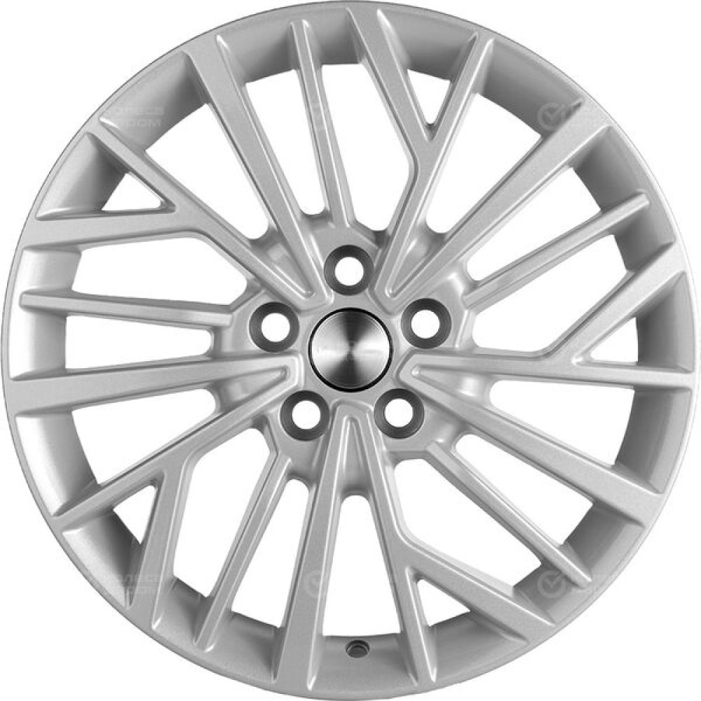 Колесный диск Carwel Токо 1717 7xR17 5x114.3 ET37 DIA66.5 серебристый