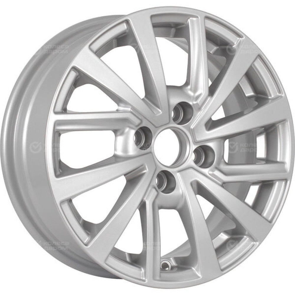 Колесный диск KDW KD1430 5.5xR14 4x100 ET40 DIA60.1 серебристый