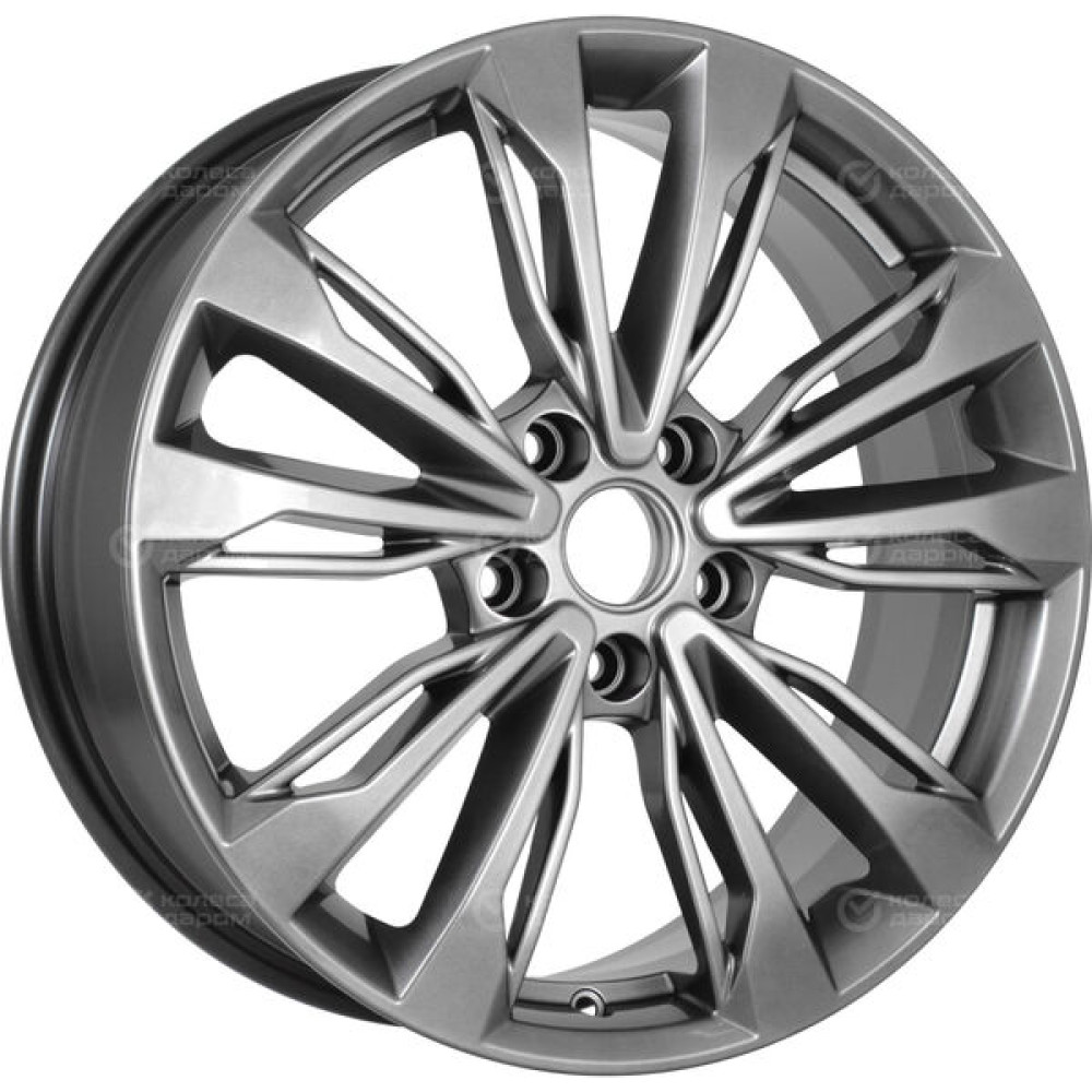Колесный диск KDW KD1830 7xR18 5x108 ET33 DIA60.1 темно-серый