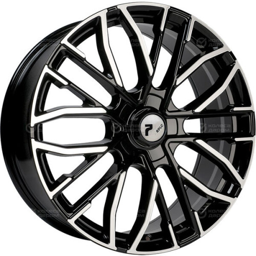 Колесный диск RPLC ZKR2 9.5xR22 5x108 ET48 DIA63.4 черный, с полированной лицевой поверхностью