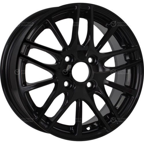 Колесный диск VENTI 1506 6xR15 4x100 ET45 DIA54.1 (уценка) черный глянцевый