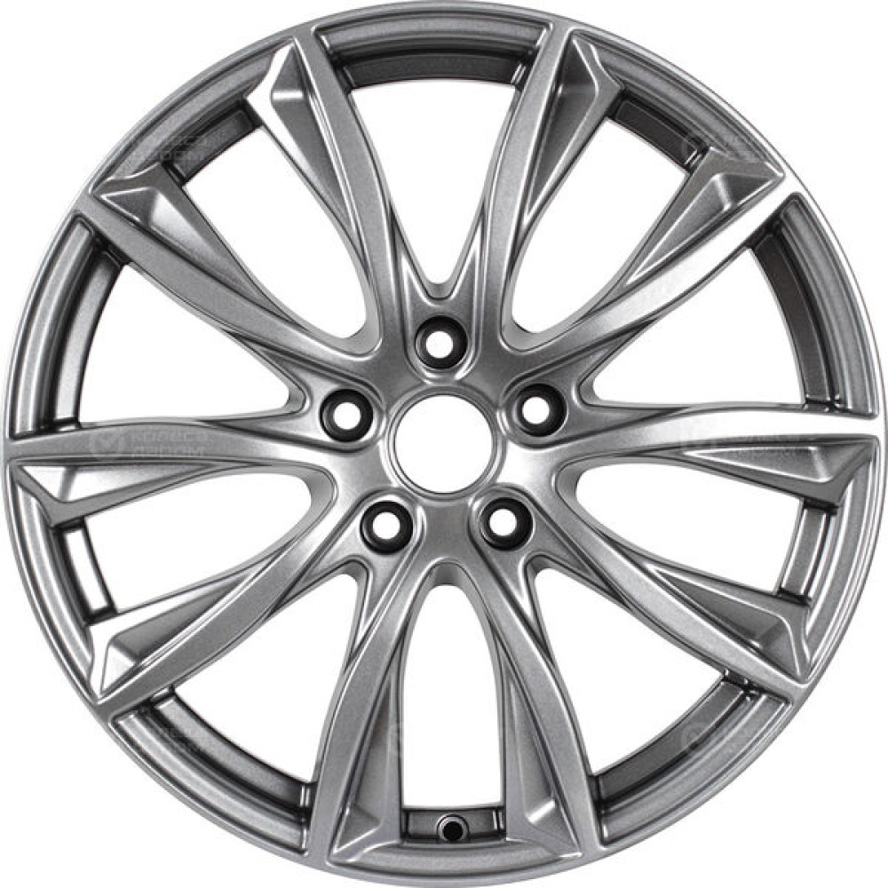 Колесный диск iFree Каzантип 7.5xR18 5x100 ET38 DIA67.1 насыщенный тёмно-серебристый