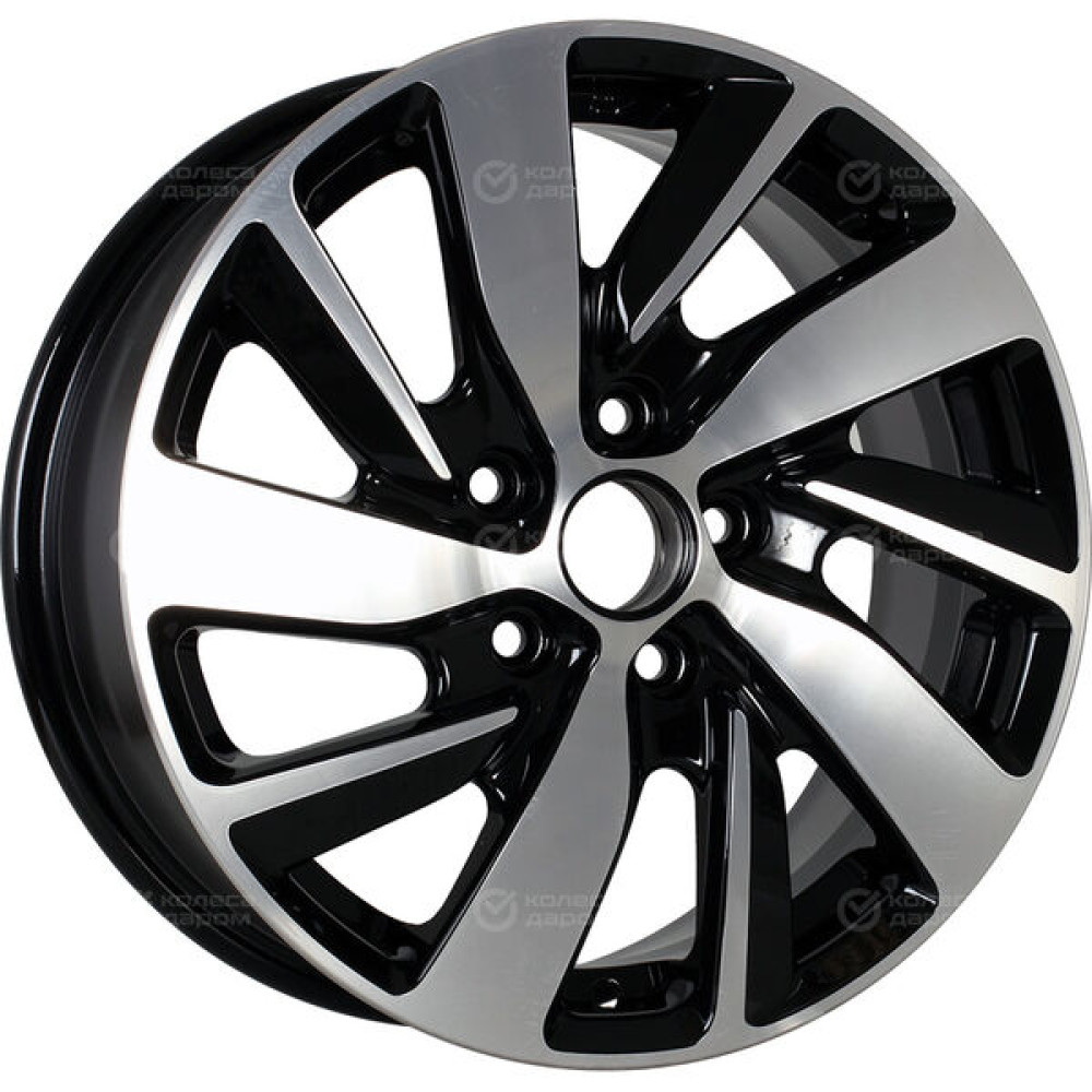 Колесный диск iFree Original КС741 (ZV 16_Fluence) 6.5xR16 5x114.3 ET47 DIA66.1 черный глянцевый с полированными элементами лицевой поверхности