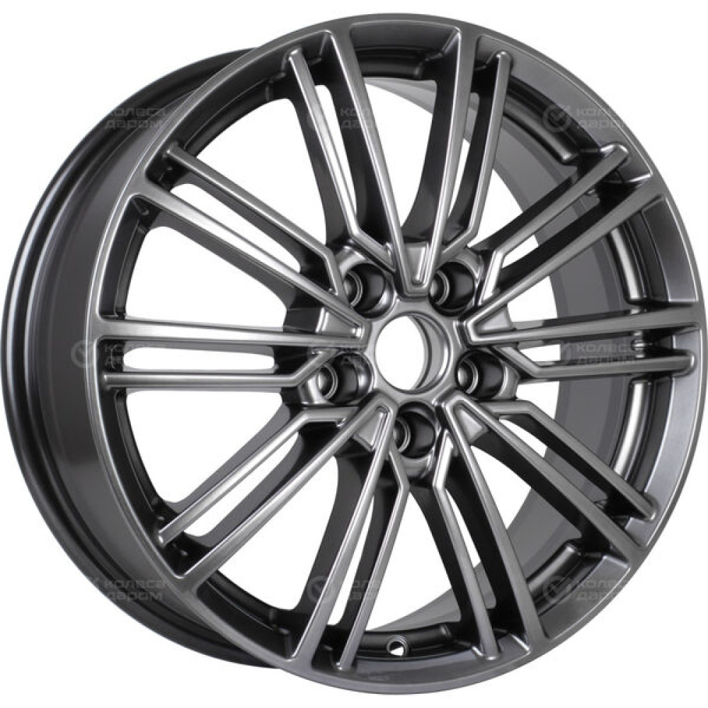 Колесный диск КиК Эрфурт 7xR17 5x100 ET40 DIA67.1 темно-серебристый