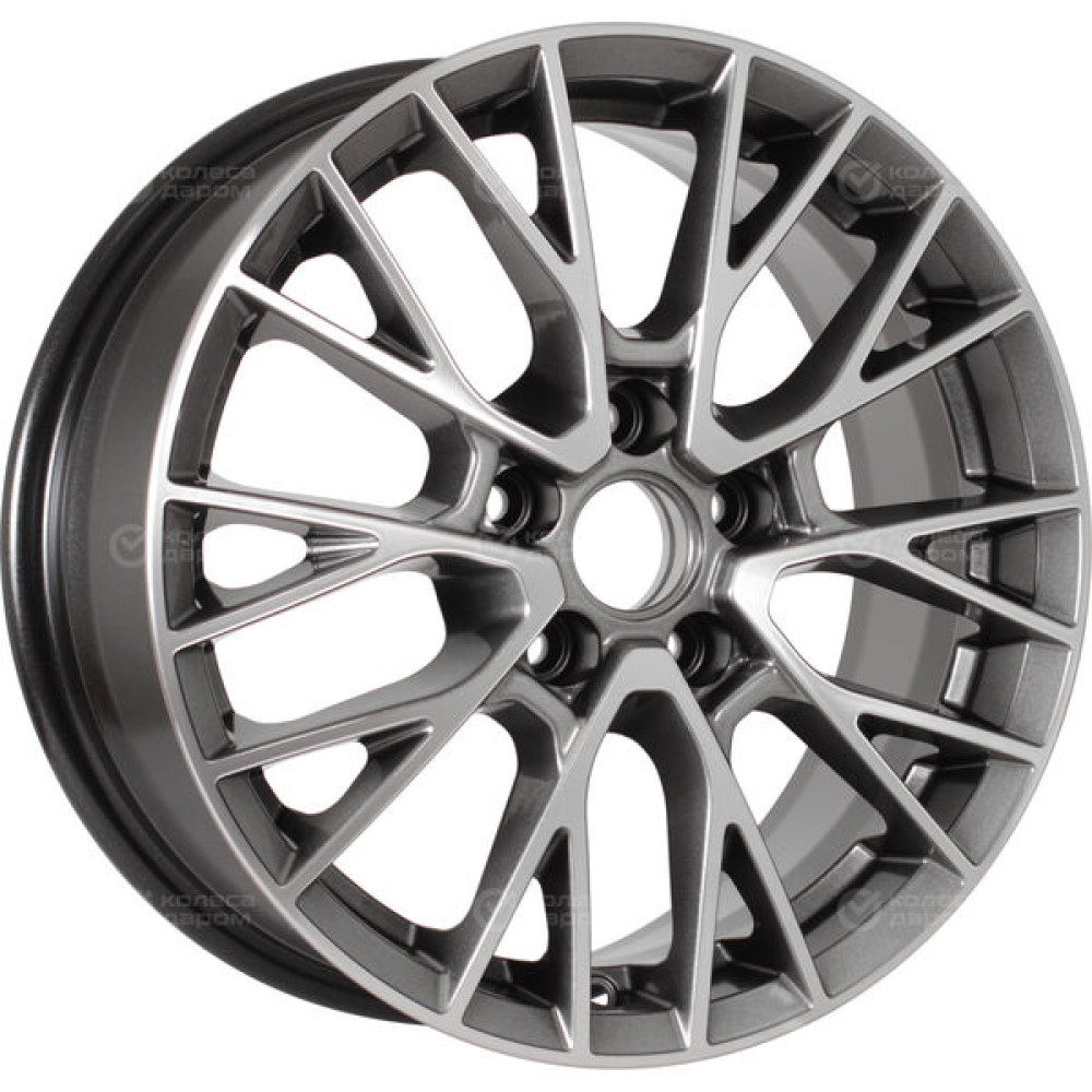 Колесный диск X-trike X135 6.5xR16 5x114.3 ET40 DIA66.1 темно-серебристый полированный