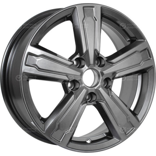 Колесный диск КиК Оклахома 6.5xR16 5x114.3 ET50 DIA66.1 темно-серебристый