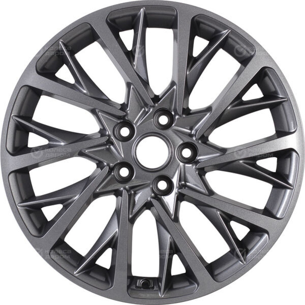 Колесный диск KHOMEN KHW1804 (Chery Tiggo 3) 7.5xR18 5x108 ET45 DIA60.1 насыщенный темно-серый