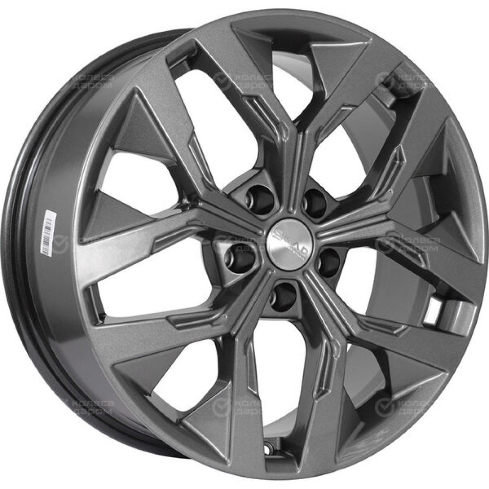 Колесный диск СКАД Ламберт 7.5xR18 5x108 ET50 DIA63.35 темно-серый цвет с перламутровыми оттенками