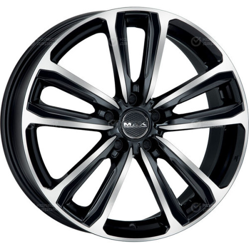 Колесный диск MAK Magma 6.5xR16 4x108 ET25 DIA65.1 черный глянцевый с полированной лицевой частью