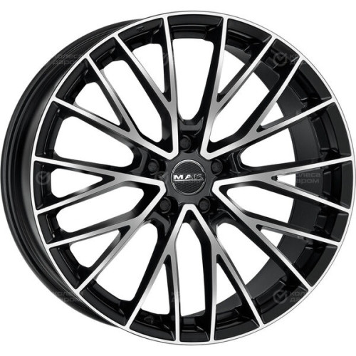Колесный диск MAK SPECIALE-D 10xR21 5x112 ET42 DIA66.6 черный глянцевый с полированной лицевой частью