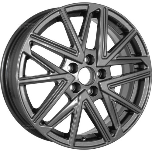 Колесный диск Carwel Галилео 6xR16 5x105 ET38 DIA56.6 серый матовый