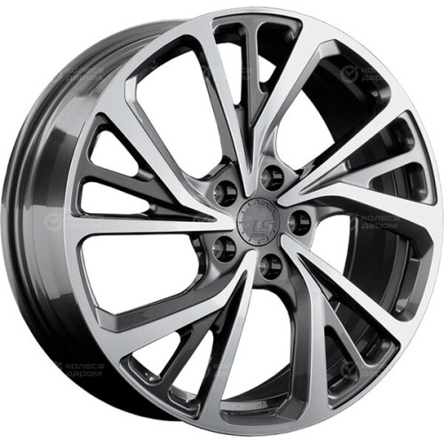Колесный диск LS Forged LS FG22 7xR19 5x120 ET45 DIA64.1 насыщенный серый полностью полированный
