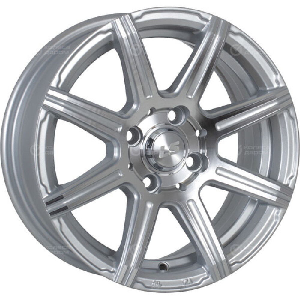 Колесный диск LS LS 571 7xR16 5x114.3 ET43 DIA73.1 серебристый полированный