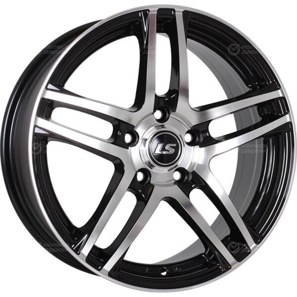 Колесный диск LS LS 285 7xR16 4x100 ET40 DIA73.1 черный полностью полированный