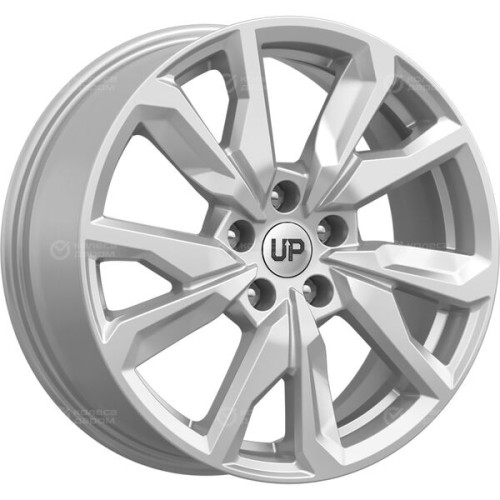 Колесный диск WUP Up114 7xR17 5x114.3 ET39 DIA60.1 глянцевый серебристый