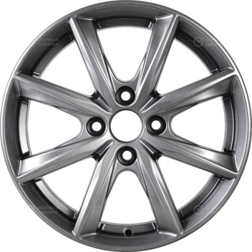 Колесный диск iFree Бланш 6xR15 4x100 ET37 DIA60.1 насыщенный тёмно-серебристый