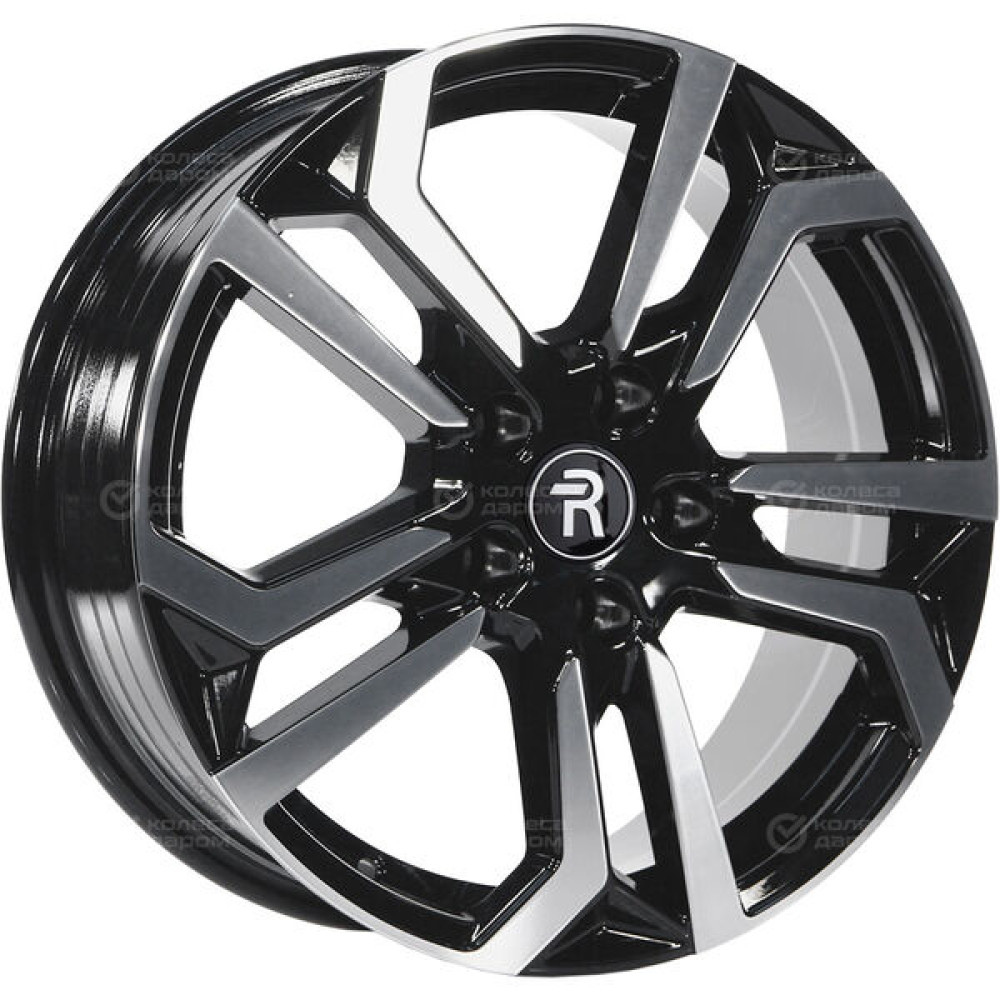 Колесный диск Replay KI263 7xR17 5x114.3 ET47 DIA67.1 черный полностью полированный