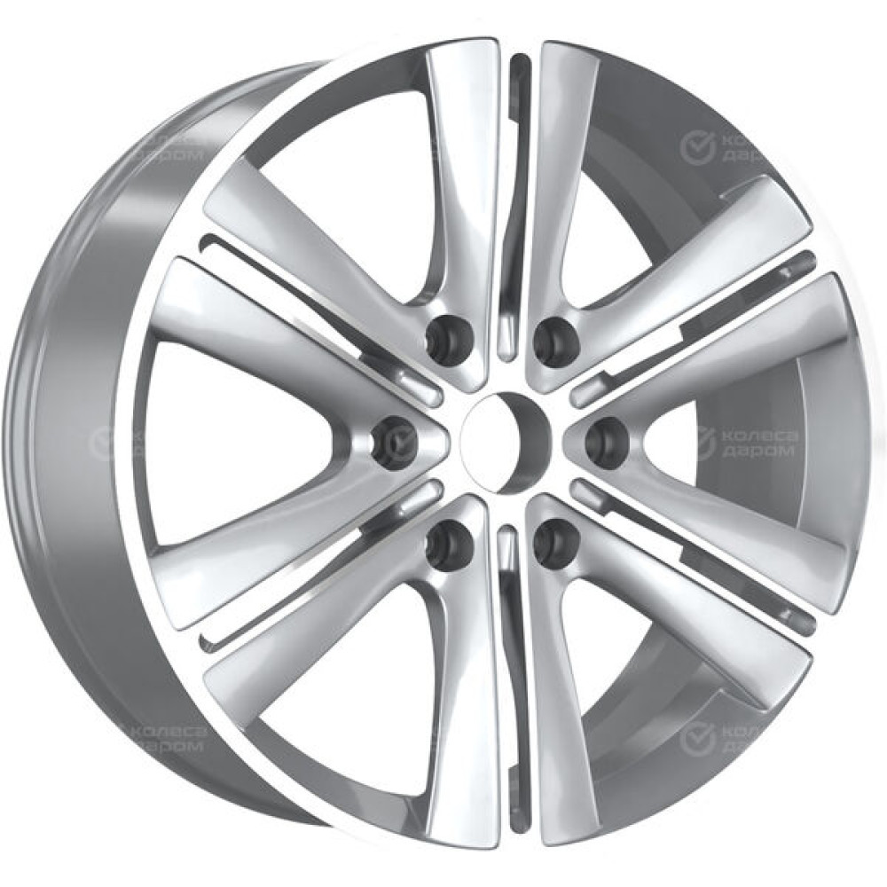 Колесный диск LS LS 211 8xR18 6x139.7 ET20 DIA106.1 серебристый полированный