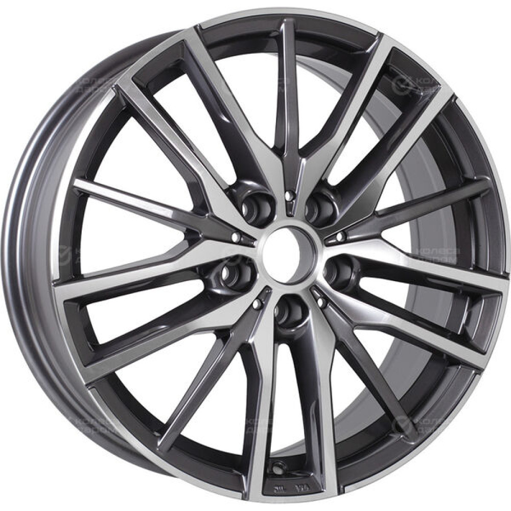 Колесный диск Replay B253 9.5xR21 5x112 ET37 DIA66.6 темно-серый матовый ,частично полированный