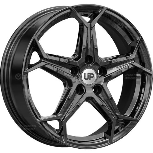 Колесный диск WUP Up118 6.5xR18 5x108 ET52 DIA60.1 черный глянцевый
