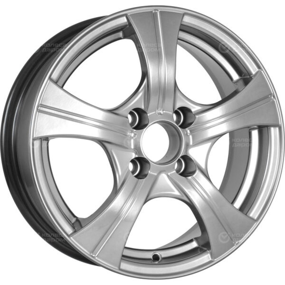 Колесный диск Tech Line 410 5.5xR14 4x98 ET32 DIA58.6 насыщенный серебристый