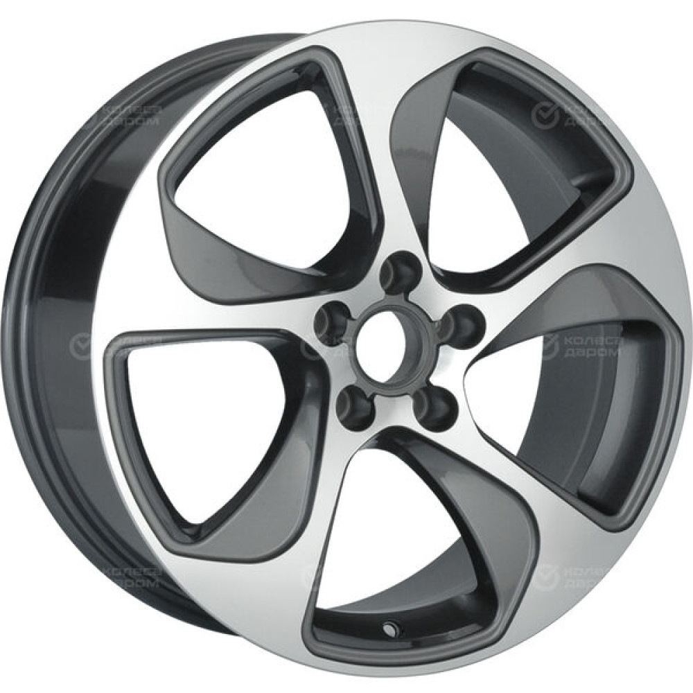 Колесный диск Replay VV186 8xR18 5x130 ET53 DIA71.6 насыщенный темно-серый полностью полированный