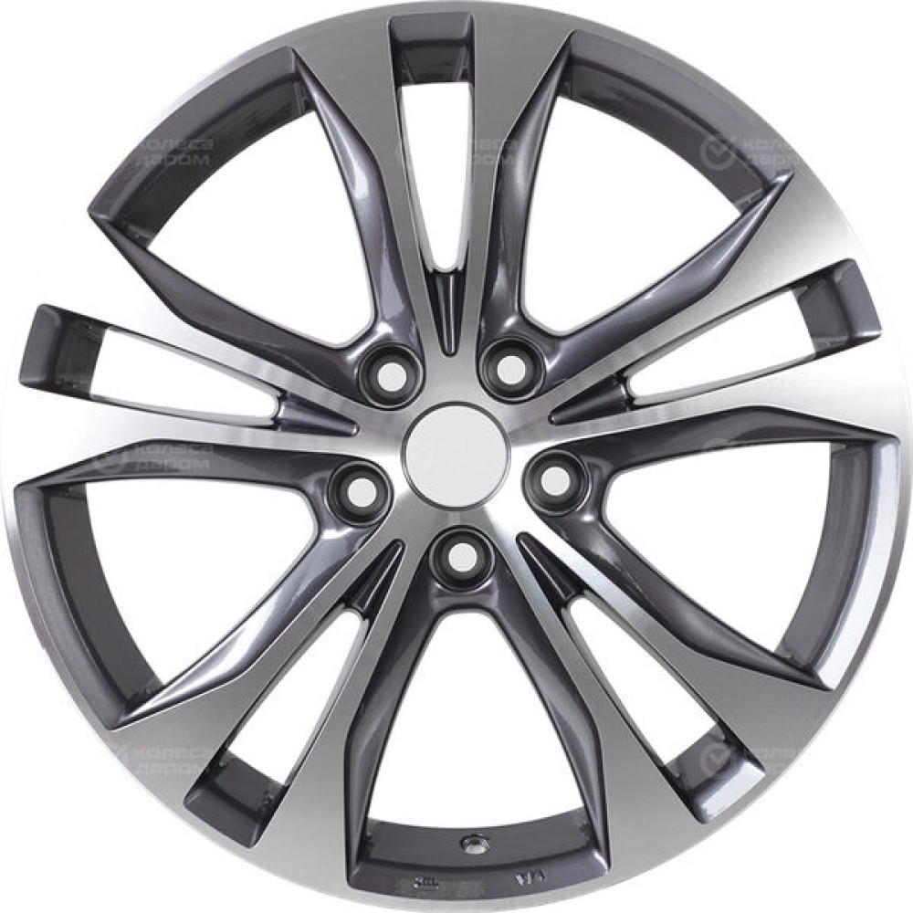 Колесный диск Replay TY141 7.5xR18 5x114.3 ET30 DIA60.1 насыщенный темно-серый полностью полированный